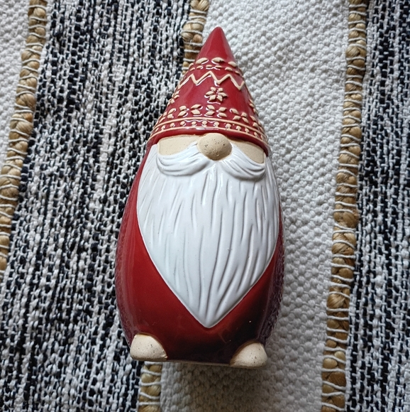 Red and White Gnome Figurine Christmas Decoration - Picture 2 of 3